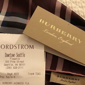 Burberry Deep Burgundy Classic Check.